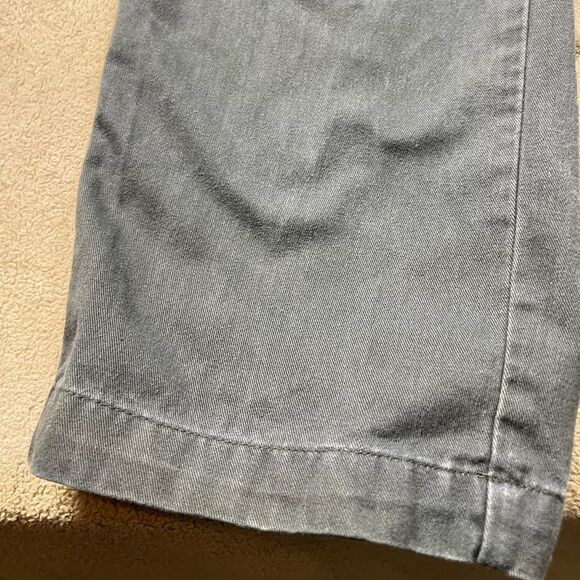 Carhartt Men Vintage Pleated Chino Khaki Pants 34x34 Gray Cotton Comfort B1320LV - Picture 3 of 7